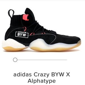 Adidas Crazy BYW x Alphatype Black & White Shoe
